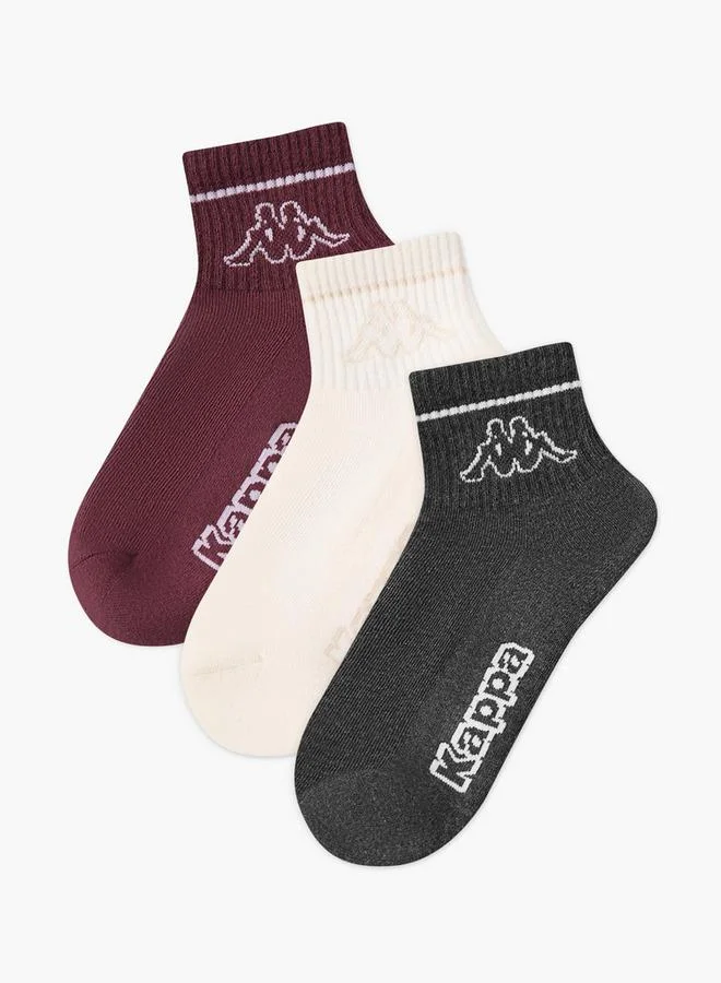 Kappa Kappa Pack of 3 Ankle Length Socks