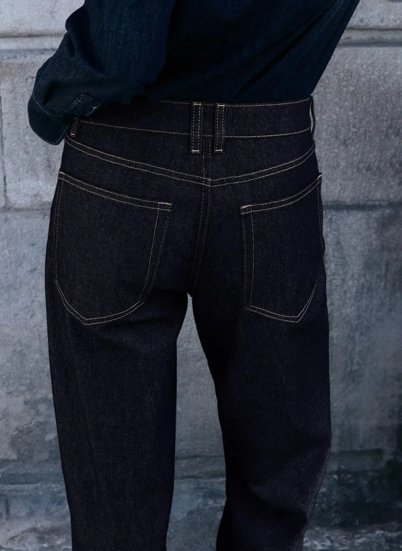 Mango  Turned-up straight jeans for Women | Best Price UAE