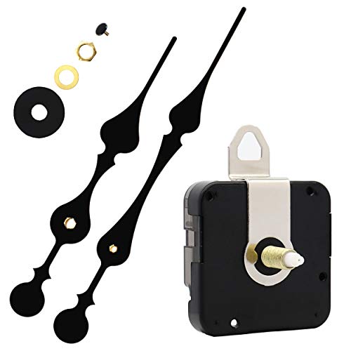 TIKROUND Youngtown12888 23mm Shaft Clock Movement with 2 Spade Hands to Fit Dials up to 40 cm（15.7 Inches） in Diameter. - Image 1