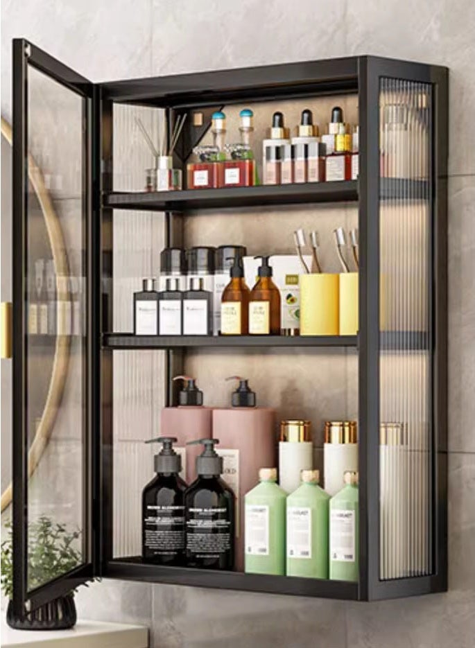 CityRiya-Long Bathroom Wall Cabinet, Wall Medicine Cabinet, Over Toilet Storage Rack, Bathroom Organizer Shelf, Kitchen Storage Cabinet, Bath Shelves Wall Mounted with Door for Laundry, Living Room, ZT031-30 - Image 1