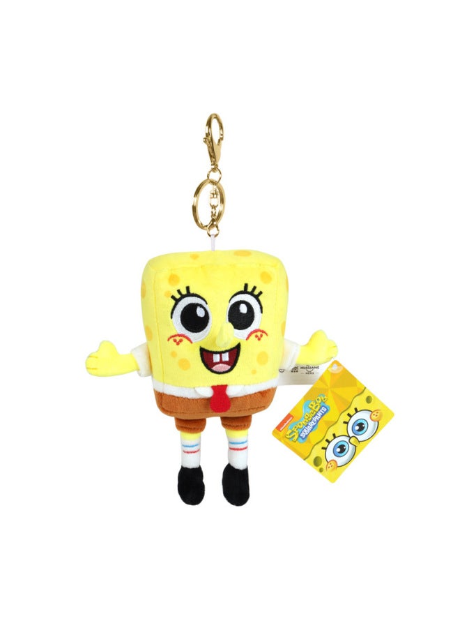Genuine Spongebob Plush Doll Toy Paida Star Doll Crab Boss Squidward Squidward Doll Small Snail Pillow-Color:11cm SpongeBob Q Version Pendant-Height:Genuine SpongeBob Series - Image 1
