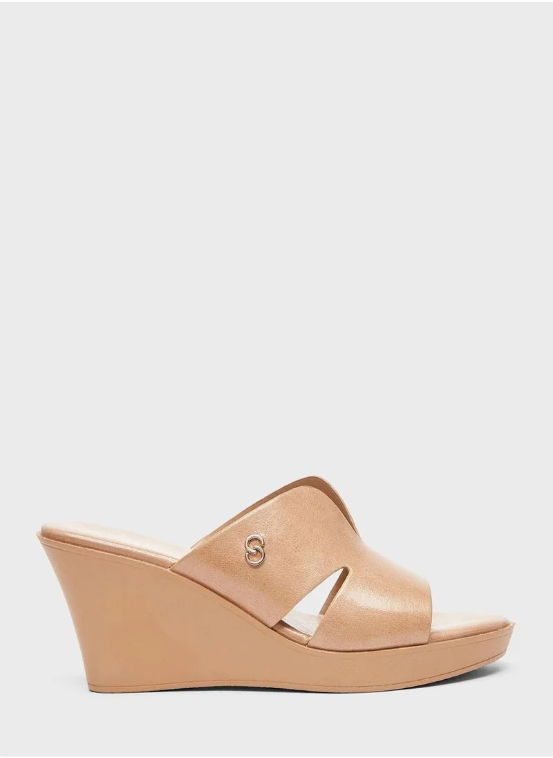 Celeste Multi Strap Wedge Sandals