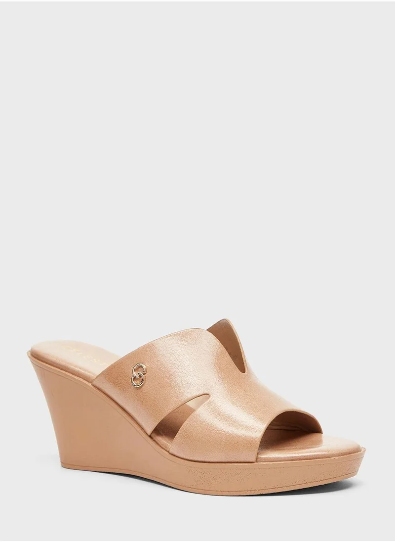 Celeste Multi Strap Wedge Sandals
