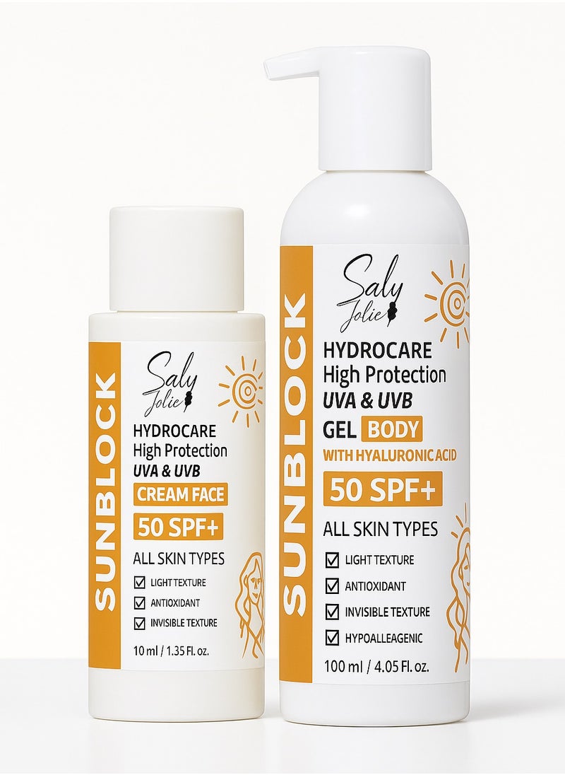 Sun Block Face & Body set