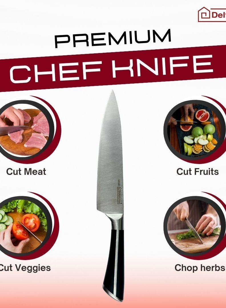 Delta Homes Chef Knife Premium Quality Kitchen Tools Extra Sharp 6 inch  - Image 4