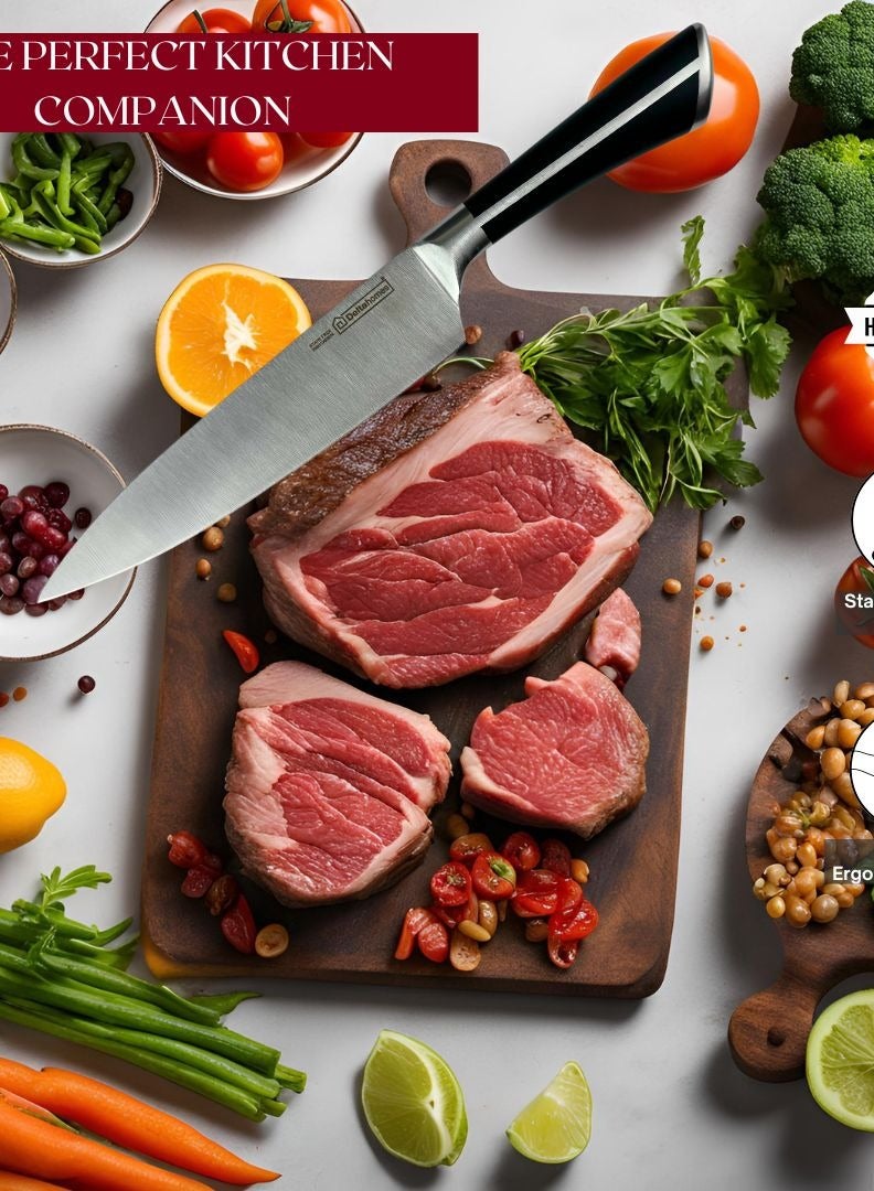 Delta Homes Chef Knife Premium Quality Kitchen Tools Extra Sharp 6 inch  - Image 3