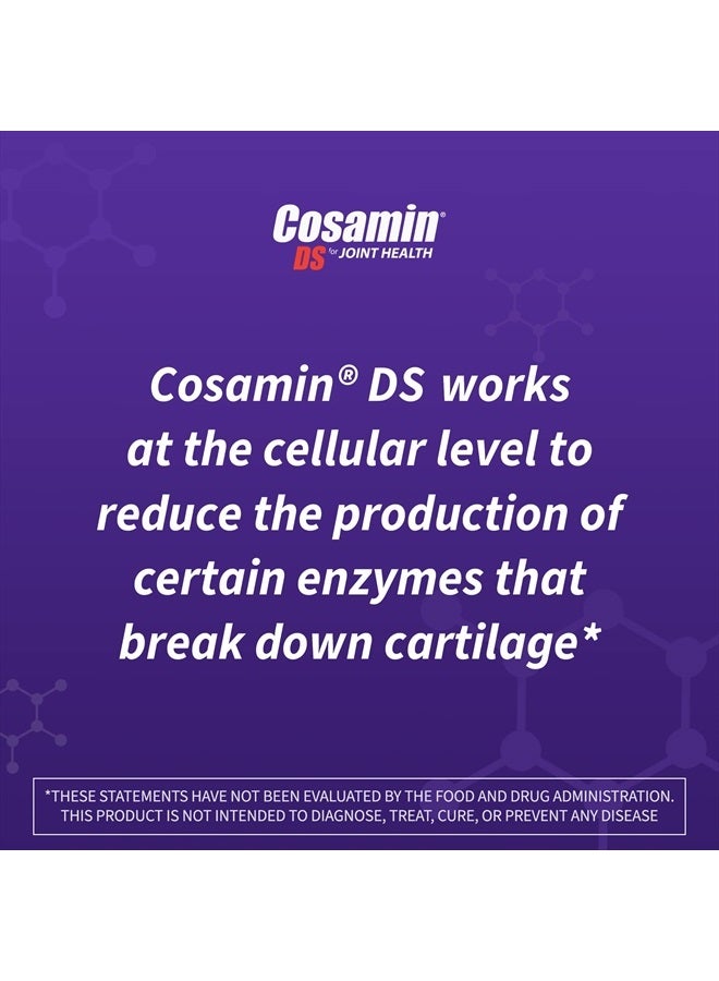 Nutramax Laboratories Cosamin DS, 1 Researched Glucosamine & Chondroitin Joint Health Supplement, 150 'Easy-to-Swallow' Caplets - Image 4