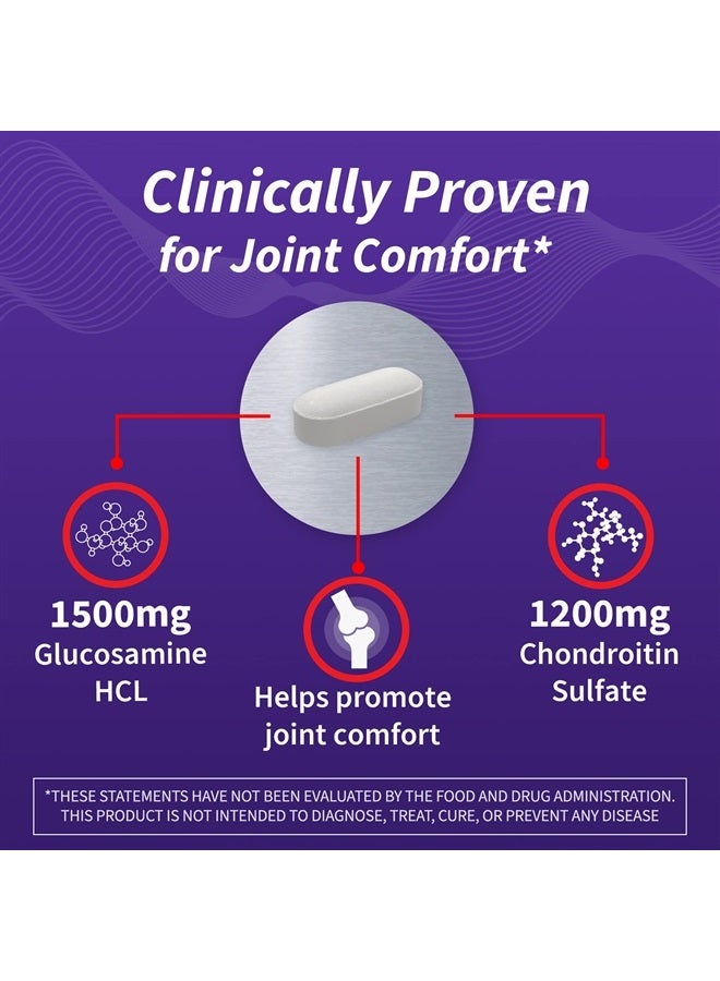 Nutramax Laboratories Cosamin DS, 1 Researched Glucosamine & Chondroitin Joint Health Supplement, 150 'Easy-to-Swallow' Caplets - Image 3