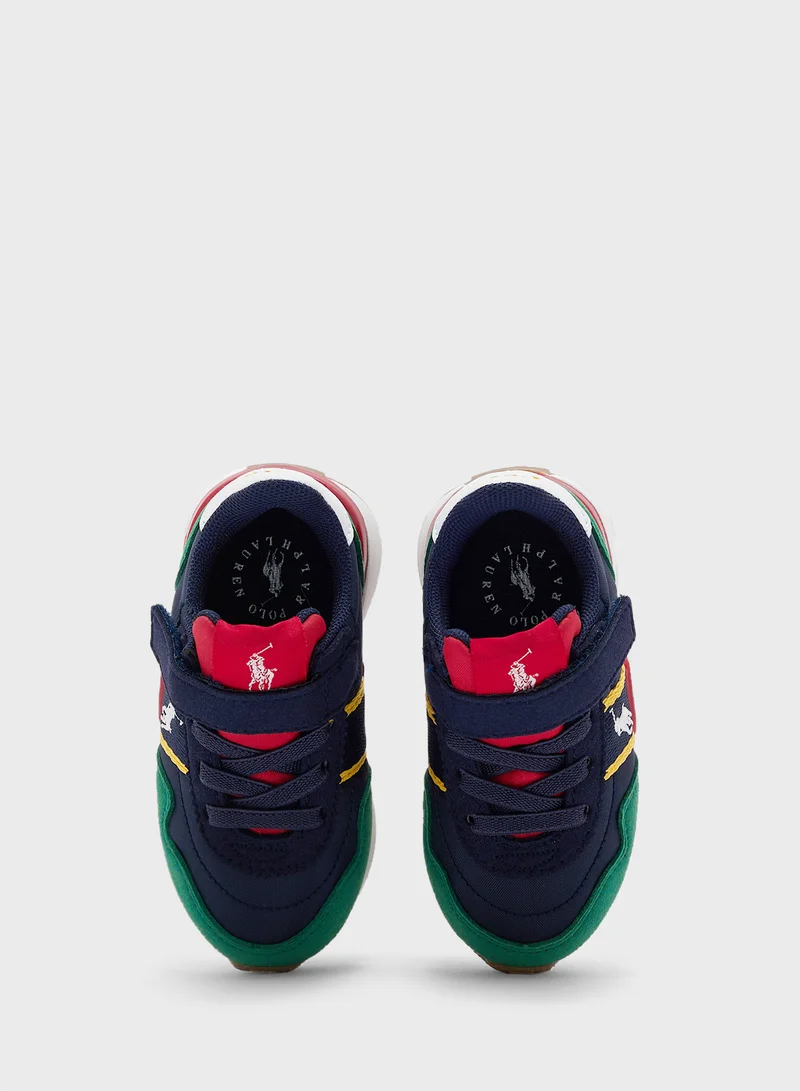 بولو رالف لورين Toe Low Top Sneakers