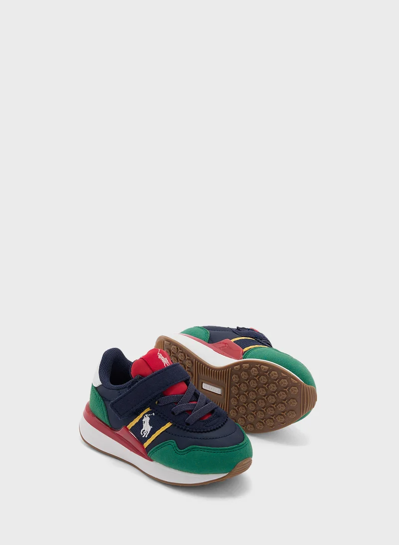 بولو رالف لورين Toe Low Top Sneakers