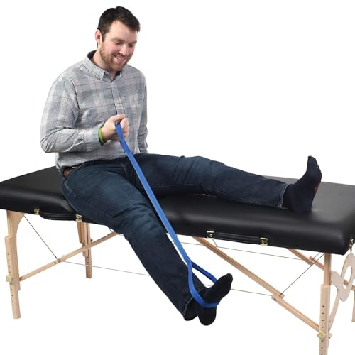 Sammons Preston Leg Lifter Strap with Foot Grip, 40" Rigid Leg Strap with Grips for Feet & Webbed Loops for Hands, Easy to Use Leg Lift Assist & Riser for Getting In & Out of Beds, Cars, Wheelchairs - Image 4