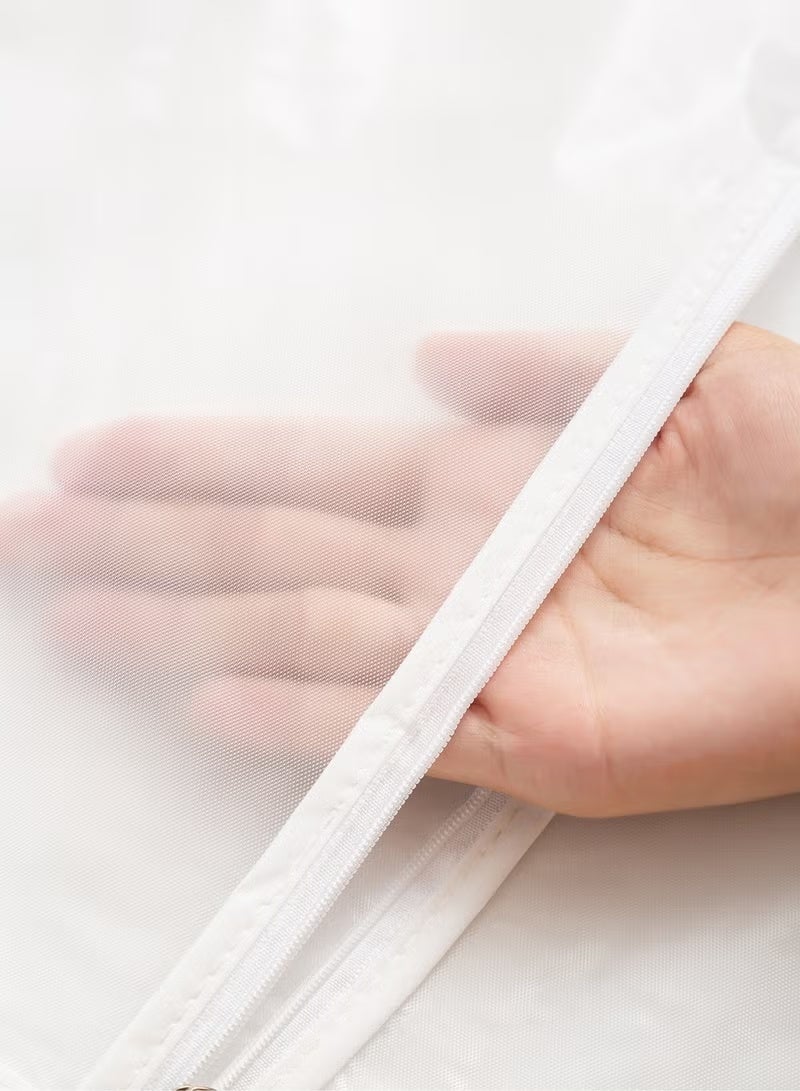 5 قطع من أغطية الملابس الشفافة المقاومة للغبار - الفساتين - واقيات خزانة مقاومة للرطوبة مع خياطة متينة - مثالية للمنزل والمساكن ومنظمات السفر - Image 5