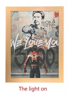 TNGames Spider-Man, Iron-Man Frame Lamp 23*17cm  - Image 3