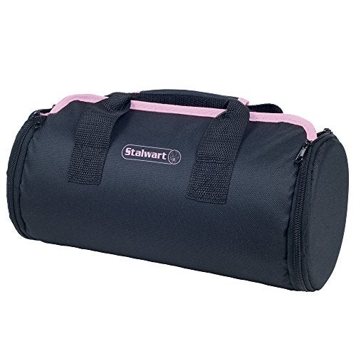 Stalwart 86-Piece Tool Set - Household Tool Kit with Screwdrivers, Pliers, Wrenches, Clamps, and Roll-Up Bag - For the Home, Office, or Car by Stalwart (Pink) - Image 2
