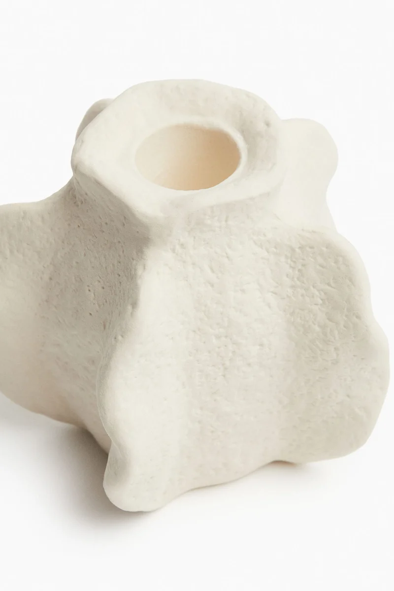 اتش اند ام Small stoneware candlestick