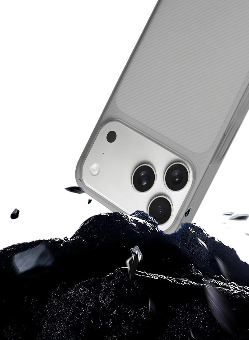 CATANES Case Cover for iPhone 17 Pro, Air Skin Line Design Back Cover, Sturdy Durable Ultra-Thin Case, Drop Protection Cover Clear - Black - Image 4