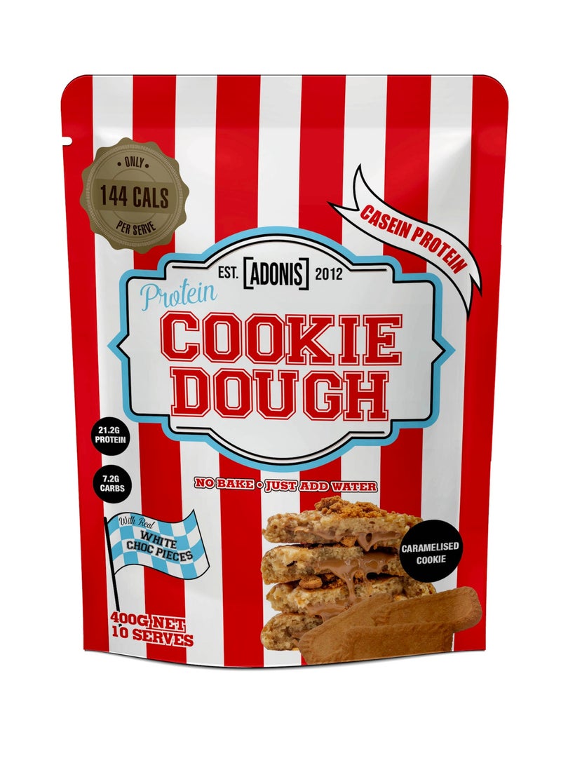 Adonis Protein Cookie Dough - Caramelised Cookie - (400g) - Image 1