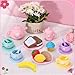 PRE-WORLD Silicone Tea Party Set for Little GirlsPREWORLD 27PCS Toys Toddler Tea Set with Play Food Dessert CookiesDoughnutCakeCarrying BagKids Kitchen Pretend Role Gifts for Girls Boys Age 3 4 5 6 - Image 4
