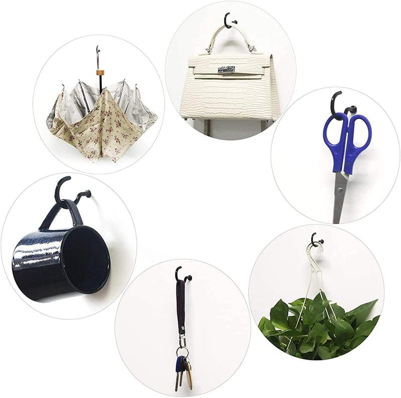 Luckam Ceiling Hooks, 10 Pcs 2.9 Inch Vinyl Coated Planter Hanging Hooks Ceiling Cup Hooks for Hanging Plants, Mugs, Wind Chimes, Utensils, Indoor and Outdoor Use - Image 4