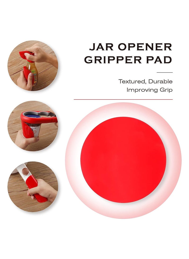 General - 5 Pack Jar Opener For Seniors With Arthritis,Weak Hands,Easy Twist Jar Opener Tool with Rubber Jar Opener Gripper Pad And Lid Beer Bottle Cap Opener - Image 1