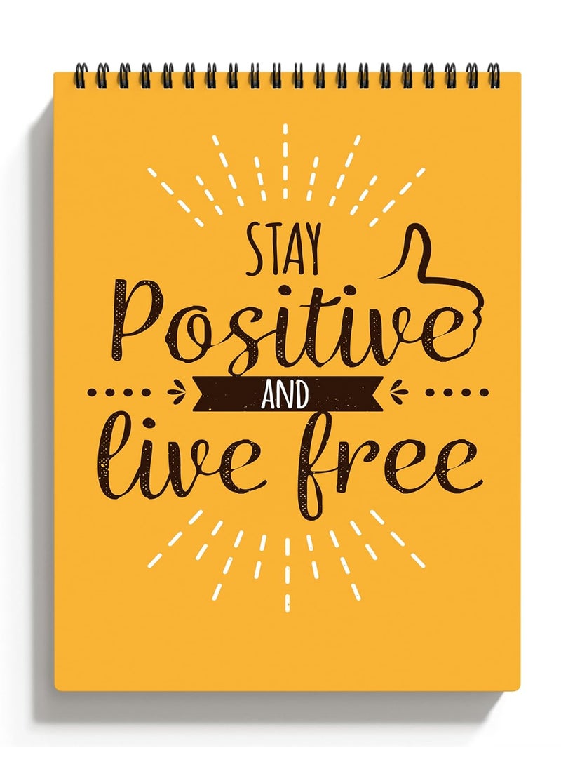 RKDECOR RKDECOR A5 Motivational Sketchbook for Artists Students Kids Drawing Copy 100 Pages 50 Sheet S133  - Image 1