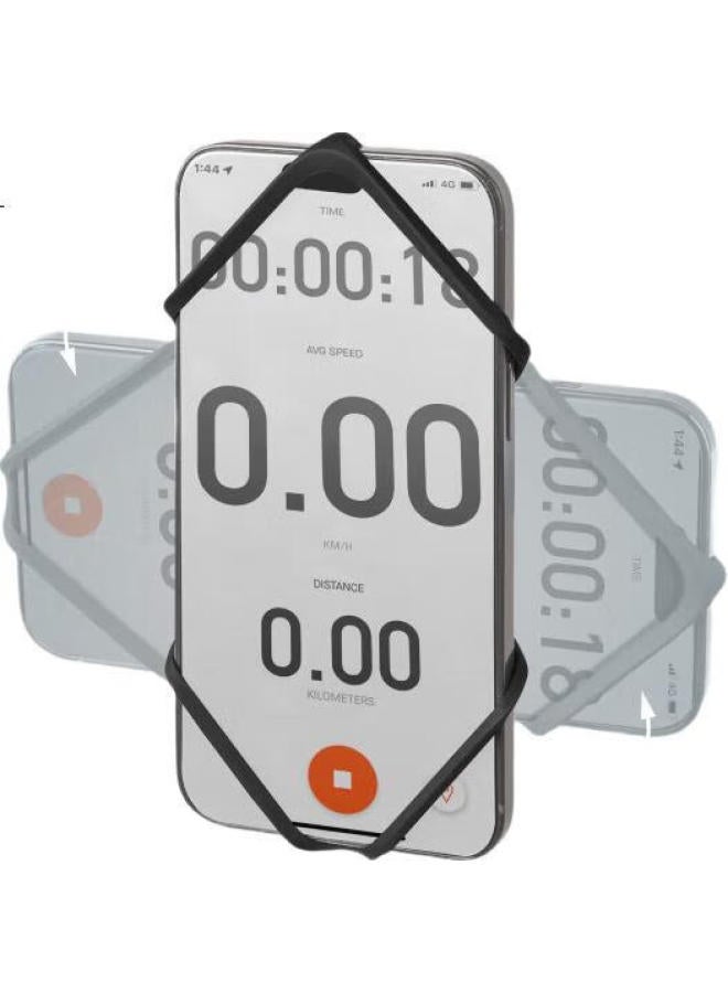 Bone Road Bike Phone Holder With Integrated Handlebar Mount, Magnetic Locking System, Stable And Shockproof, Quick Release Installation, Compatible With Garmin Cycling Computer - Image 1