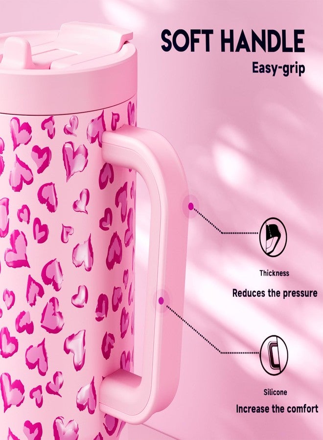 Meoky 32 oz Tumbler with Handle and DUO 2-in-1 Lid (PL) - Image 4