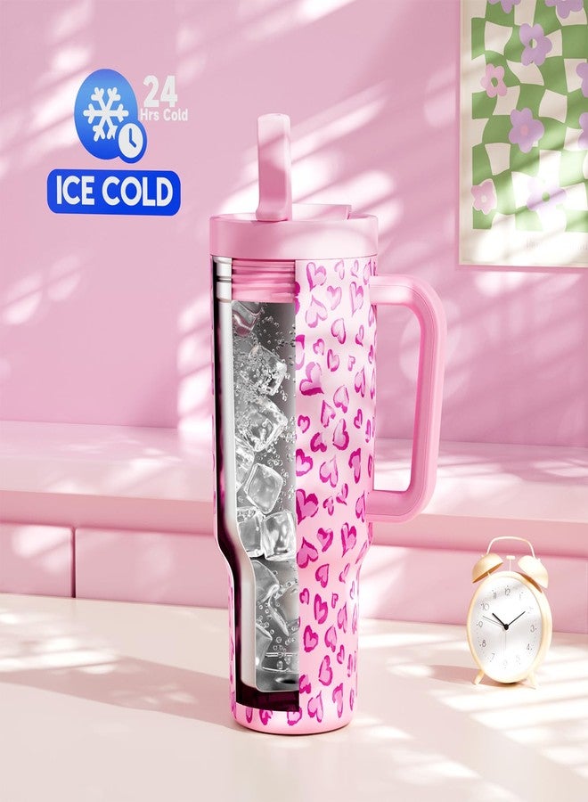 Meoky 32 oz Tumbler with Handle and DUO 2-in-1 Lid (PL) - Image 2