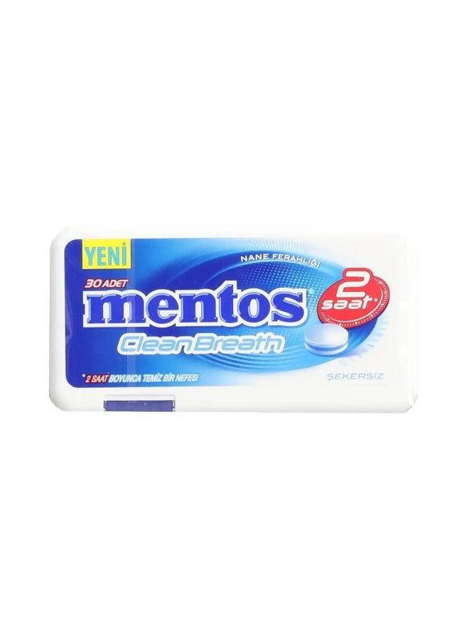 Mentos MENTOS 21GM CLEAN BREATH BLUE 