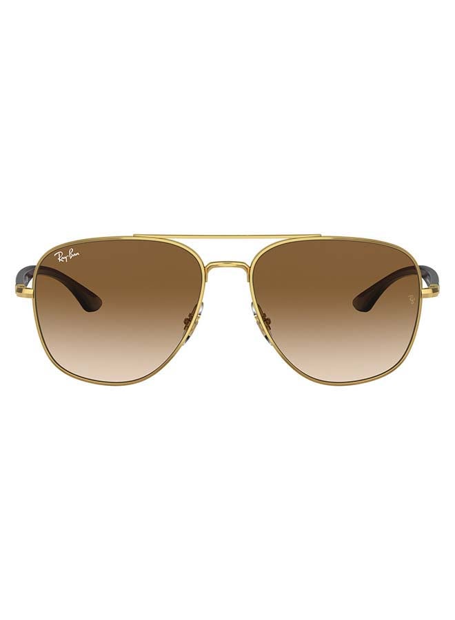 Ray-Ban Unisex Square Sunglasses - RB3683 001/51-56 - Lens Size: 56 mm - Gold - Image 1