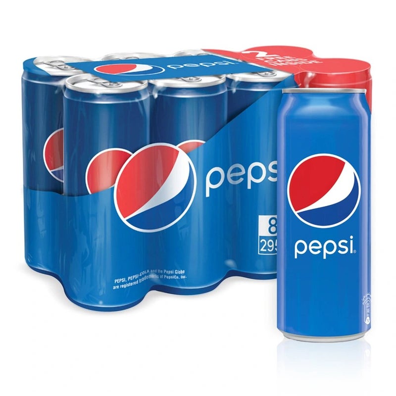 Pepsi Carbonated Soft Drink Original Taste- 8X295ml
