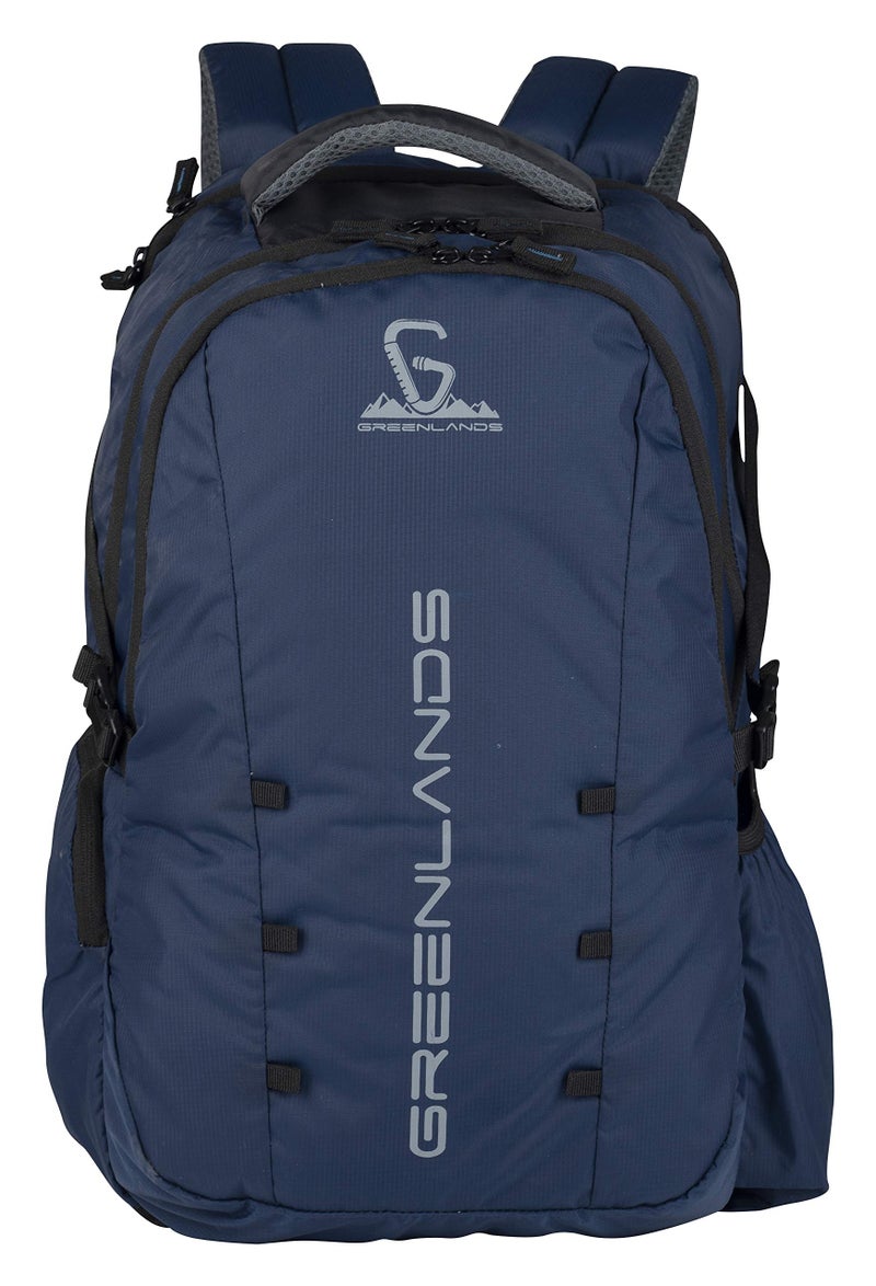 GREENLANDS Quad Professional Work Backpack - Navy, Anti-Scratch Padded Laptop Bag for Office, Business Travel & Daily Commute, Water Resistant - Image 1