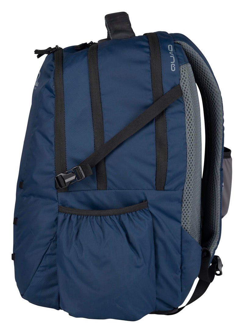 GREENLANDS Quad Professional Work Backpack - Navy, Anti-Scratch Padded Laptop Bag for Office, Business Travel & Daily Commute, Water Resistant - Image 3