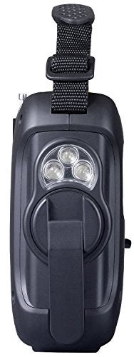 Kaito Voyager Pro KA600 Digital Solar Dynamo Hand Crank AM/FM/LW/SW & NOAA Weather Emergency Radio with Flashlight, Reading Lamp,Smart Phone Charger & RDS and Real-Time Alert, with AC Adapter, Black - Image 5