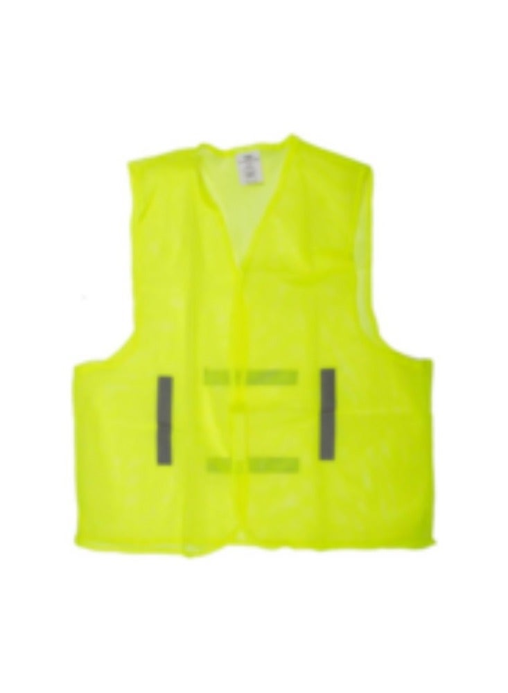 KNP Xxl Reflective Safety Jacket In Green Mesh Is A High Visibility Garment Designed To Enhance Safety In Low Light And High Traffic Environments. - Image 1