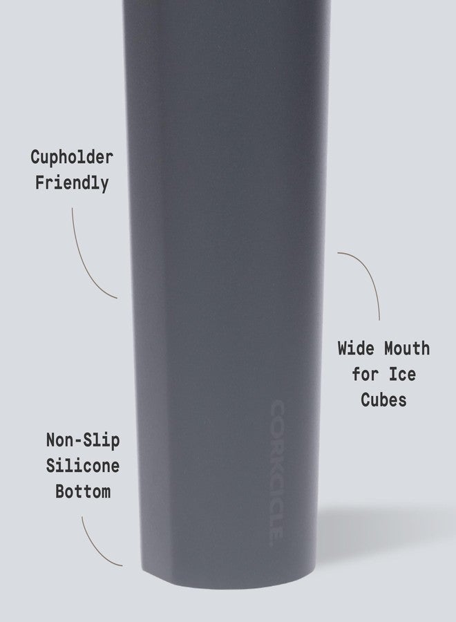 Corkcicle Classic Sport Canteen Insulated Water Bottle - Keeps Beverages Cold 25 Hours - Triple Insulated - Summer Drinkware Gift - Keeps Drinks Ice Cold - Leak-Proof Cap - 20 oz - Flint - Image 4