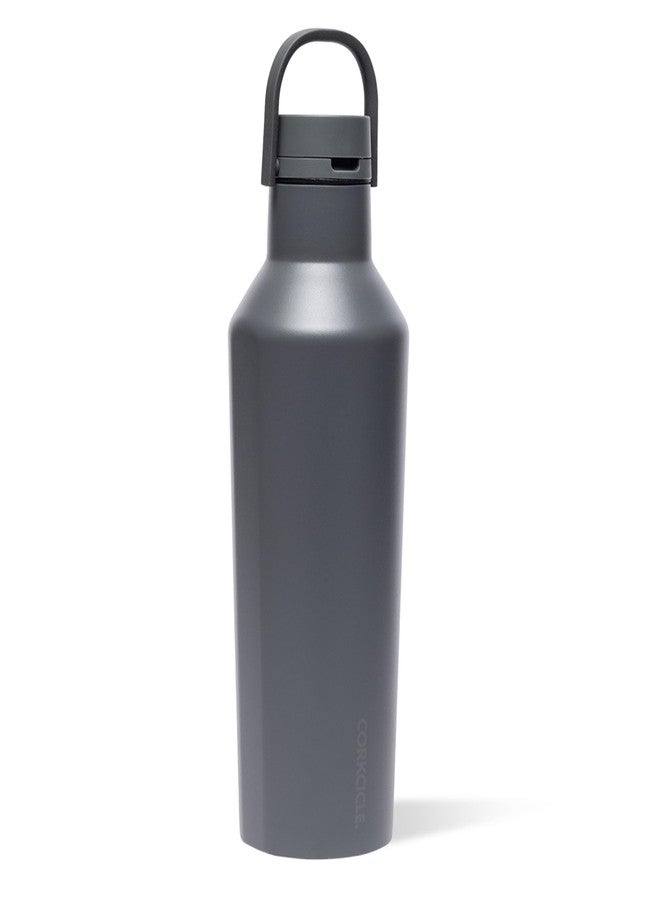 Corkcicle Classic Sport Canteen Insulated Water Bottle - Keeps Beverages Cold 25 Hours - Triple Insulated - Summer Drinkware Gift - Keeps Drinks Ice Cold - Leak-Proof Cap - 20 oz - Flint - Image 1