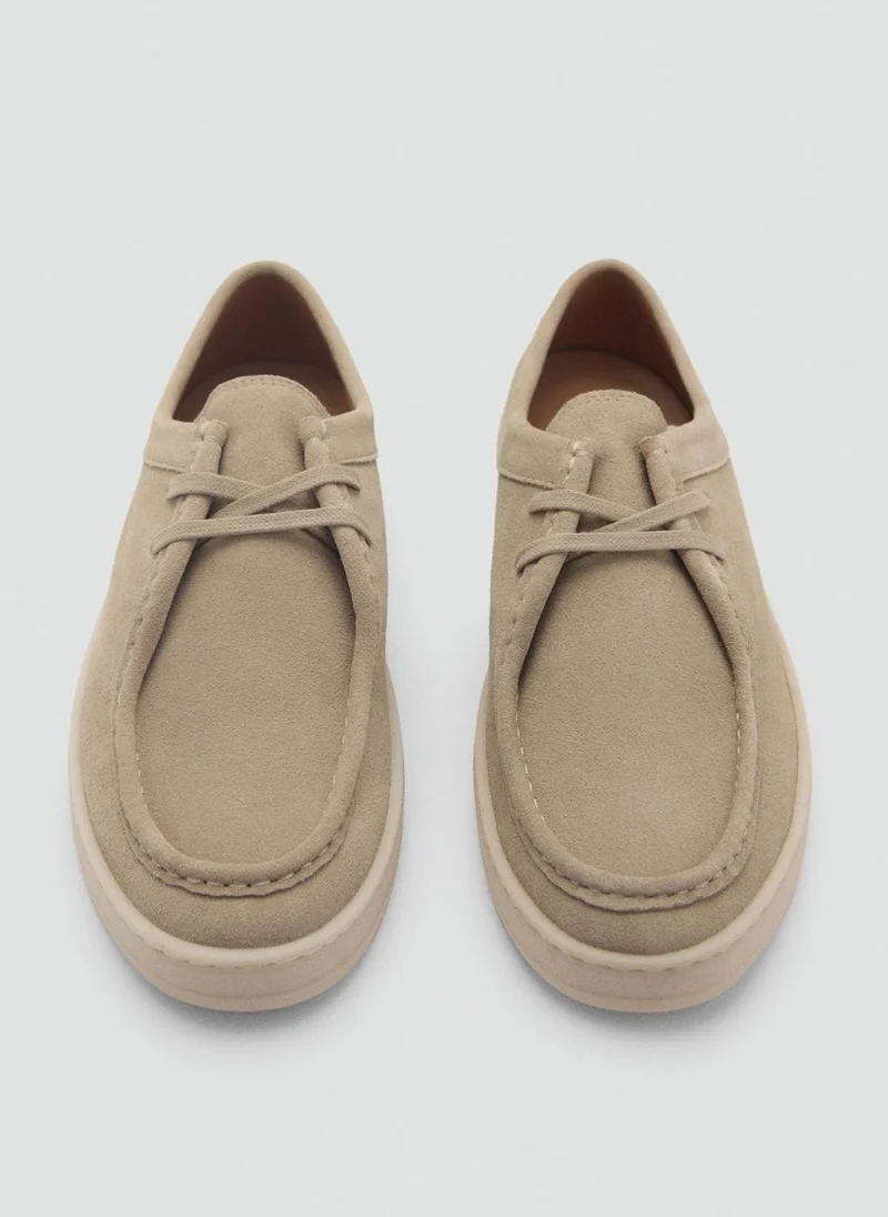 Mango Man Easywa Lace Detailed Shoes