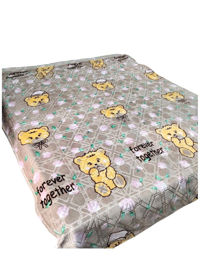 بطانية تدفئة سرير كبير  حفر ليزر مقاس 220*210سم