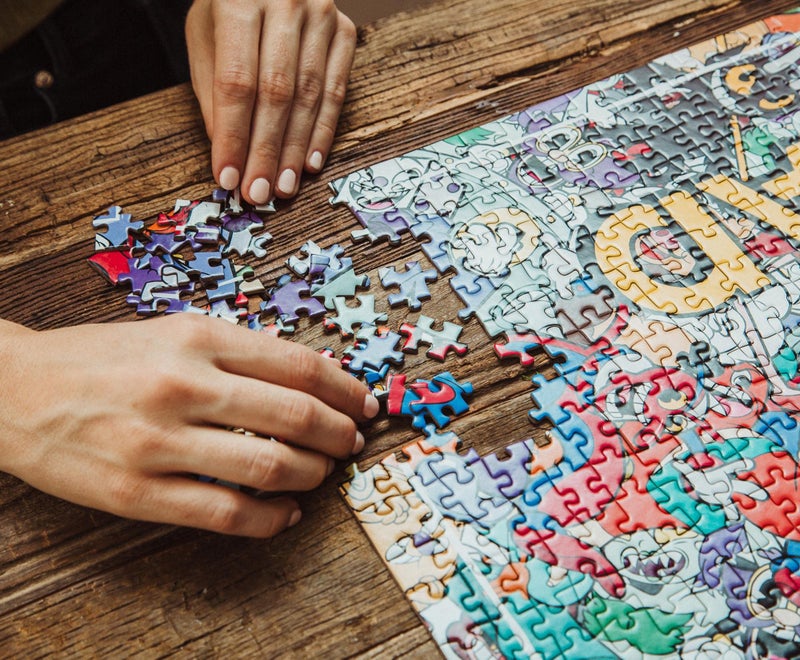 Toynk لعبة بازل كوبهيد وموجمان 1000 قطعة، تحدي ذهني للأطفال والبالغين | 28 × 20 بوصة - Image 4