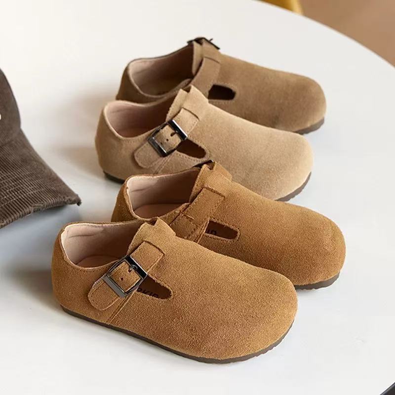 أحذية Birkenstock للأطفال 2026 ربيع وخريف أحذية جلدية حذاء البنات أحذية Birkenstock للأولاد - Image 3