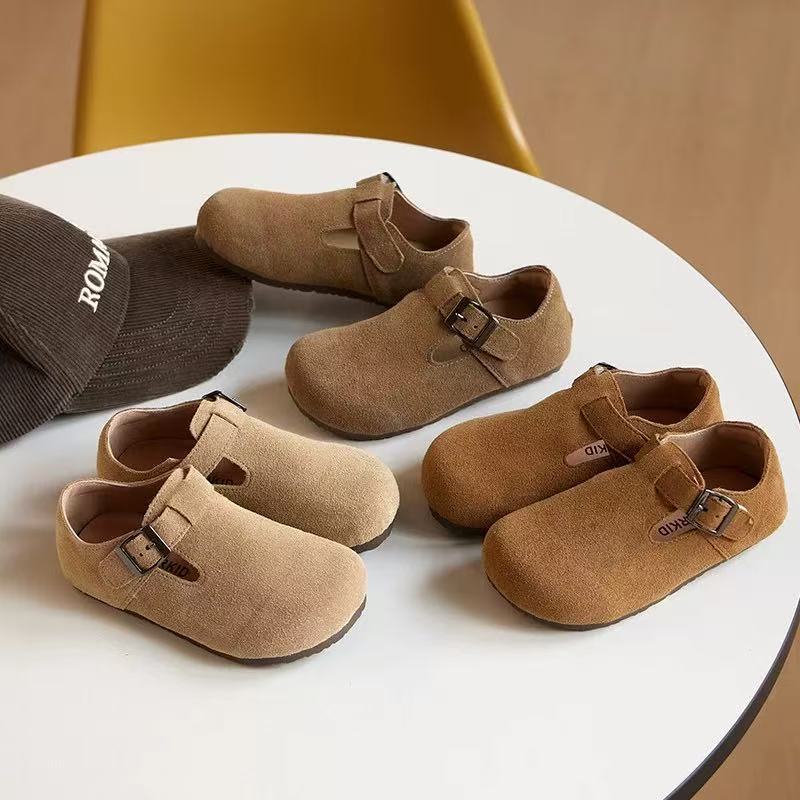 أحذية Birkenstock للأطفال 2026 ربيع وخريف أحذية جلدية حذاء البنات أحذية Birkenstock للأولاد - Image 4