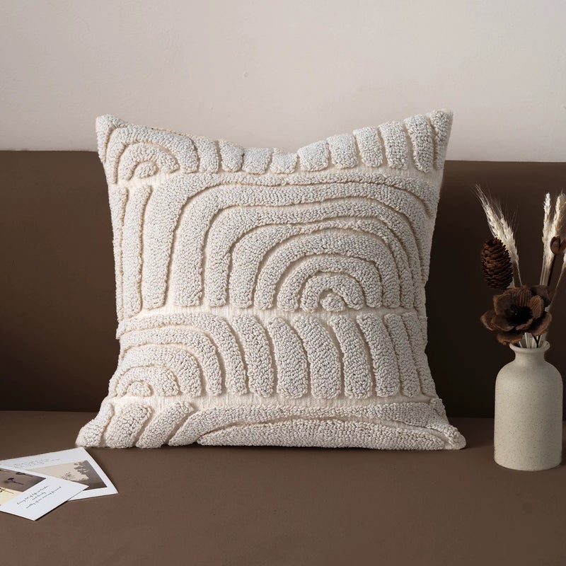 French-style Chanel-style pillow cushion, light luxury, high-end feeling, living room soft decoration, plush pillow, pillow cover, sofa backrest cushion - Image 3