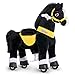 PonyCycle Ride on Toys Riding Black Horse Toys Essential Model E with Brake 30 HeightSize 3 Pony Rider Walking Animals Rocking Horse Ride on Horse for Kids Riding Toys No Battery Electricity E338 - Image 2