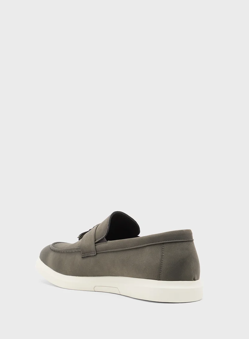 Robert Wood Smart Casual Lassel Loafer Slip Ons