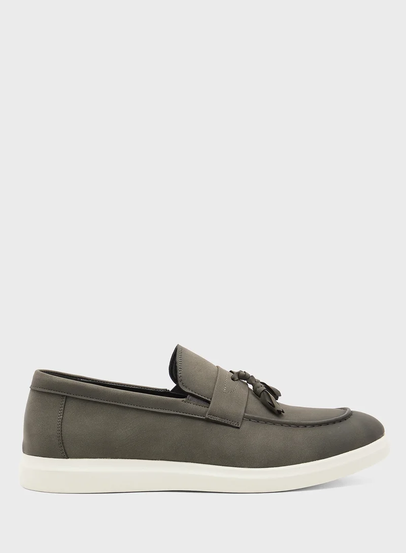 Robert Wood Smart Casual Lassel Loafer Slip Ons