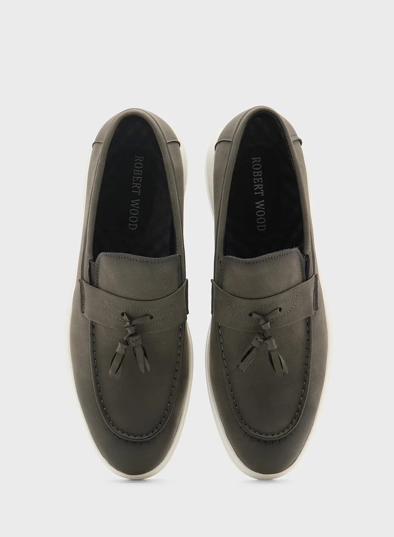روبرت وود Smart Casual Lassel Loafer Slip Ons