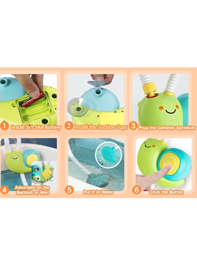 Cute Snail Bath Head Toy – Fun Bathing for Kids, Leak-Proof Design, Easy to Use, Perfect for 18 Months+ - Image 4