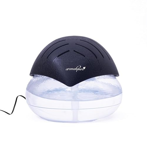 Aromahpure Air Revitalizer|1800ml | Black | Air Humidifier with Built-in Blue LED Light & Wide Coverage | Improves Air Quality, Room Moisture, neutralize Perfect for Home & Office - Image 1