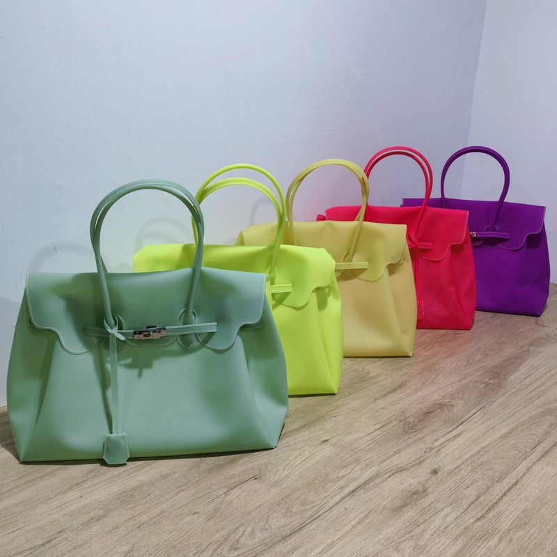 Women's Large Capacity EVA Jelly Tote Bag, 2026 Summer Commuter Shoulder Handbag - Image 2